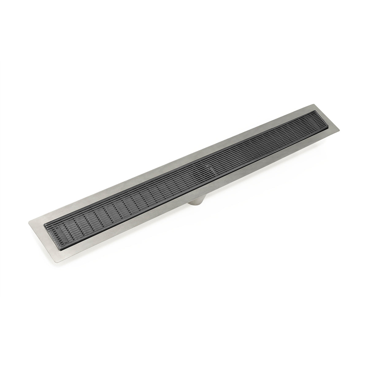 INFINITY DRAIN FFAS 6542 GM FFAS 65 42" FF Series Complete Kit with 2 1/2" Wedge Wire Grate in Gunmetal