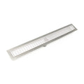 INFINITY DRAIN FFAS 6532 MW FFAS 65 32" FF Series Complete Kit with 2 1/2" Wedge Wire Grate in Matte White