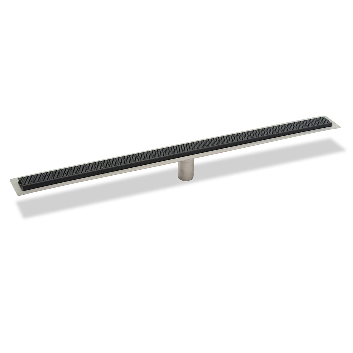 INFINITY DRAIN FFGR 6524 BK FFGR 65 24" FF Series Complete Kit with 2 1/2" Adhesion Style Grate in Matte Black