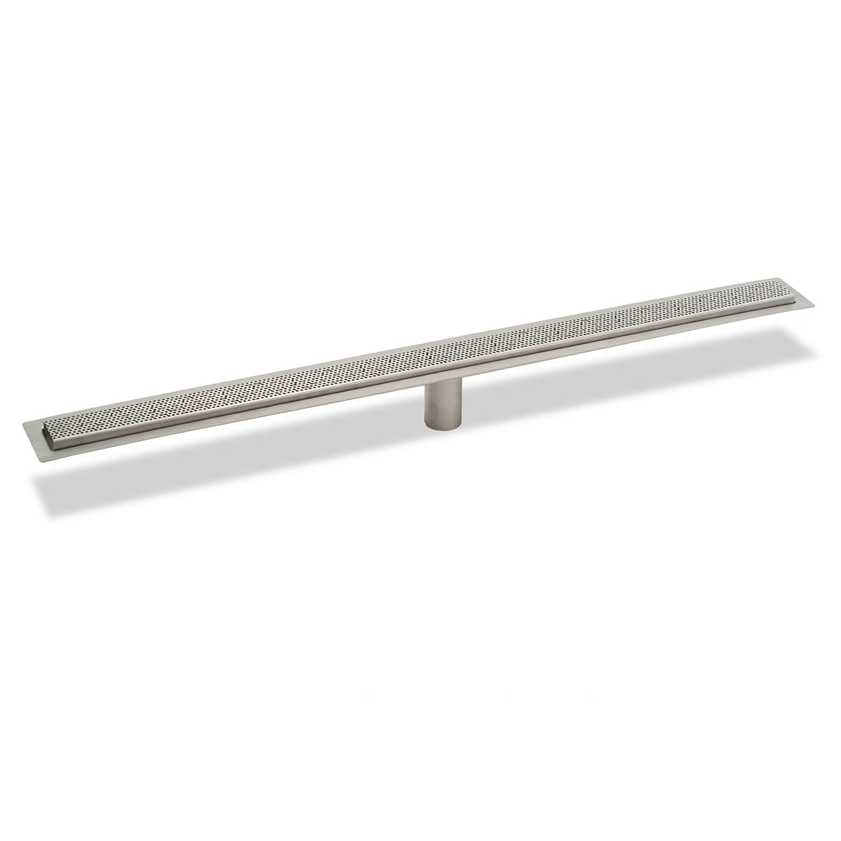 INFINITY DRAIN FFGR 6548 SS FFGR 65 48" FF Series Complete Kit with 2 1/2" Adhesion Style Grate in Satin Stainless