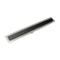 INFINITY DRAIN FFSG 6524 GM FFSG 65 24" FF Series Complete Kit with 2 1/2" Solid Grate in Gunmetal