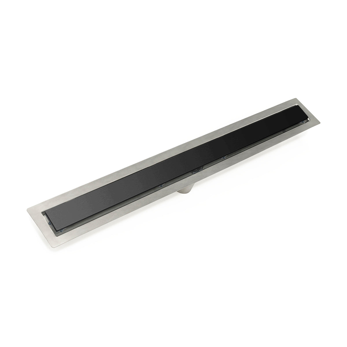 INFINITY DRAIN FFSG 6560 GM FFSG 65 60" FF Series Complete Kit with 2 1/2" Solid Grate in Gunmetal