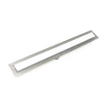 INFINITY DRAIN FFSG 6542 MW FFSG 65 42" FF Series Complete Kit with 2 1/2" Solid Grate in Matte White