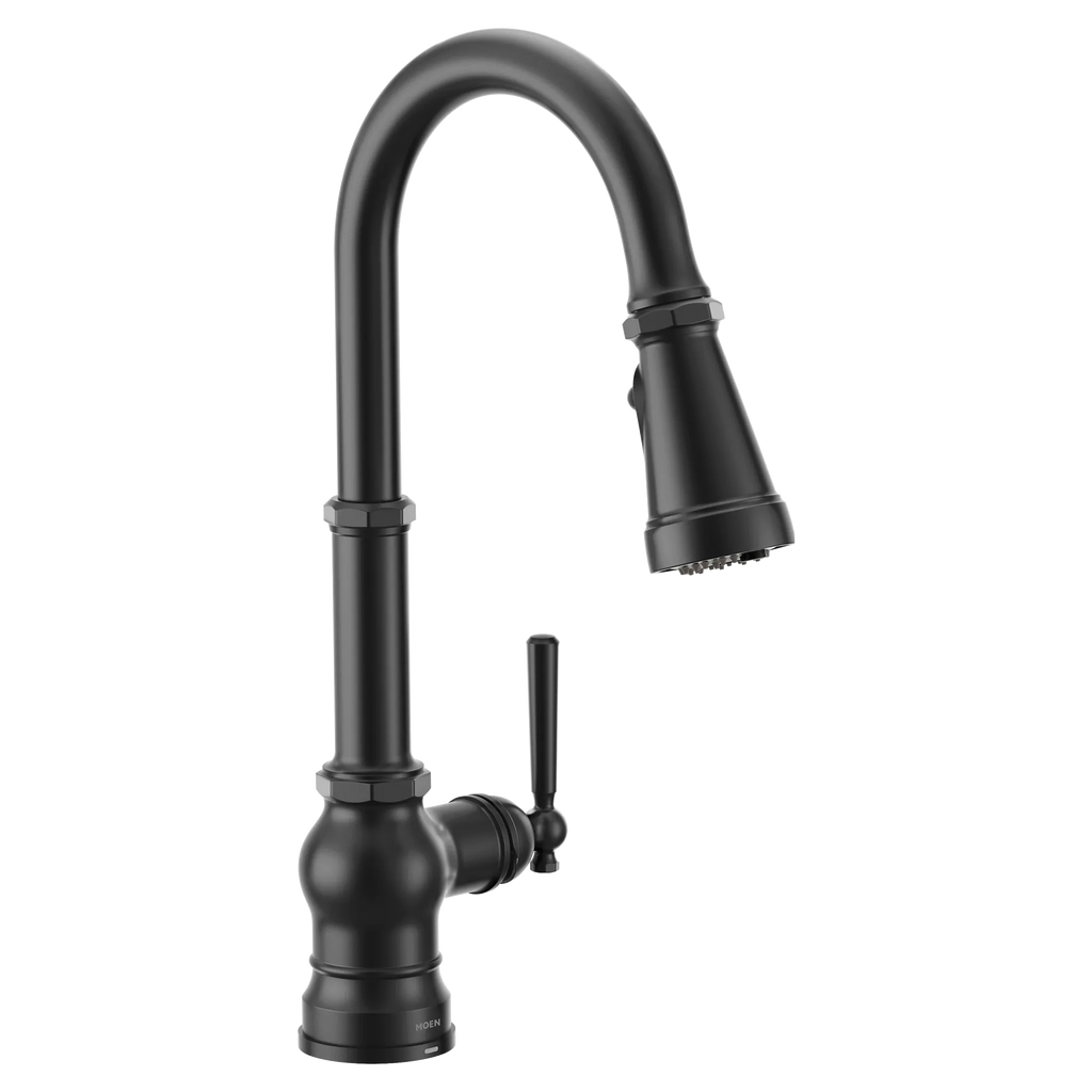 MOEN FS72003BL Paterson Pulldown Kitchen 3 In 1 Water Filtration Faucet - Matte Black