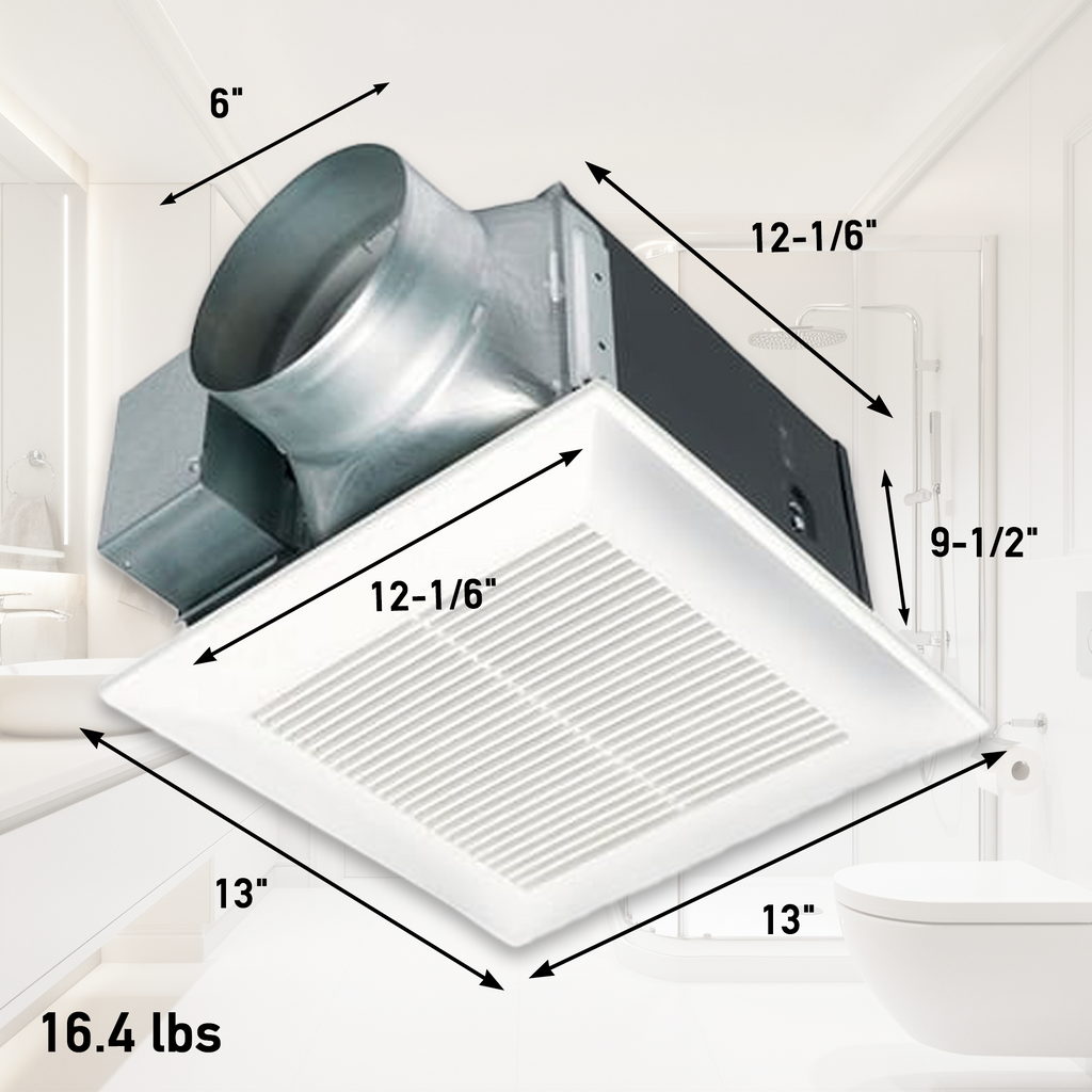 PANASONIC FV-20VQ3 High Volume Fan, 190 CFM