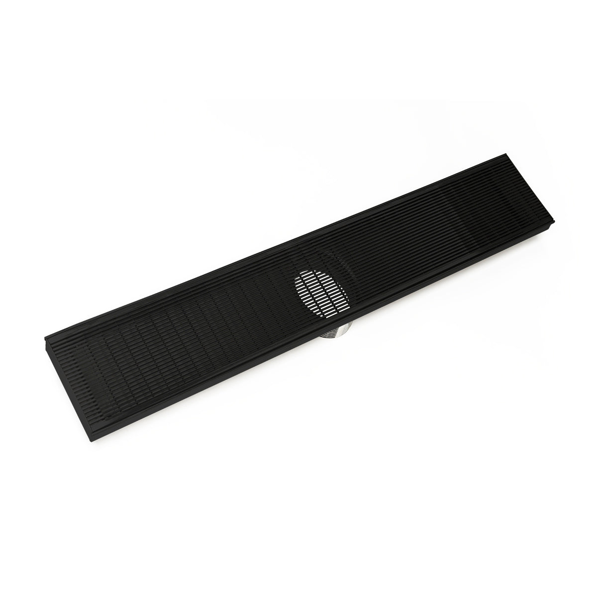 INFINITY DRAIN FXAS 10032-A BK FXAS 100 32" FX Series High Flow Complete Kit with Wedge Wire Grate in Matte Black with ABS Drain Body