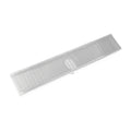 INFINITY DRAIN FXAS 10060-P MW FXAS 100 60" FX Series High Flow Complete Kit with Wedge Wire Grate in Matte White with PVC Drain Body