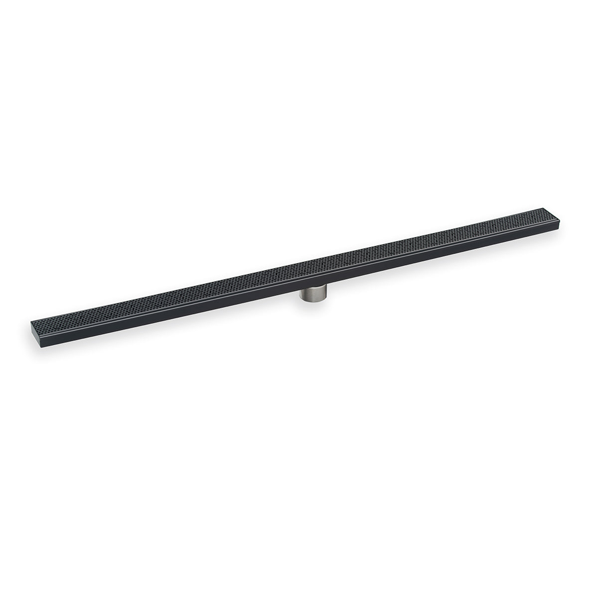 INFINITY DRAIN FXGR 6524 BK FXGR 65 24" FX Series Complete Kit with Adhesion Style Grate in Matte Black