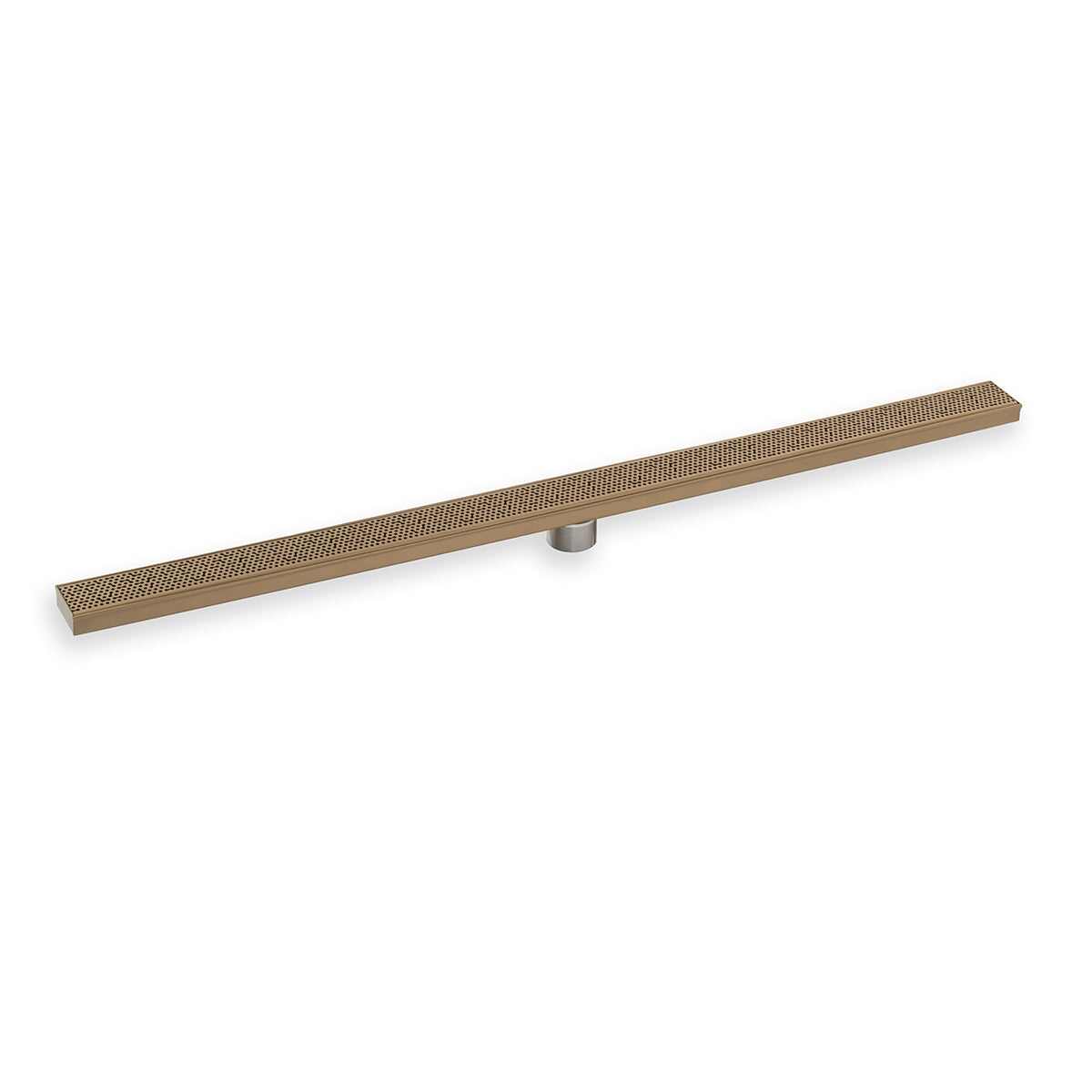 INFINITY DRAIN FXGR 6524 SB FXGR 65 24" FX Series Complete Kit with Adhesion Style Grate in Satin Bronze