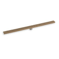 INFINITY DRAIN FXGR 6548 SB FXGR 65 48" FX Series Complete Kit with Adhesion Style Grate in Satin Bronze