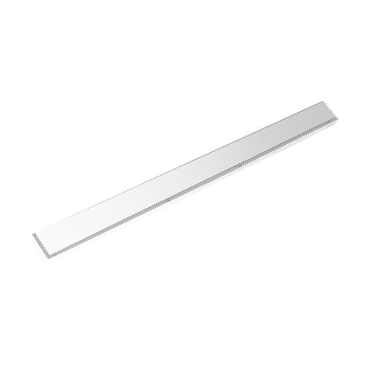 INFINITY DRAIN FXSG 6548 MW FXSG 65 48" FX Series Complete Kit with Solid Grate in Matte White
