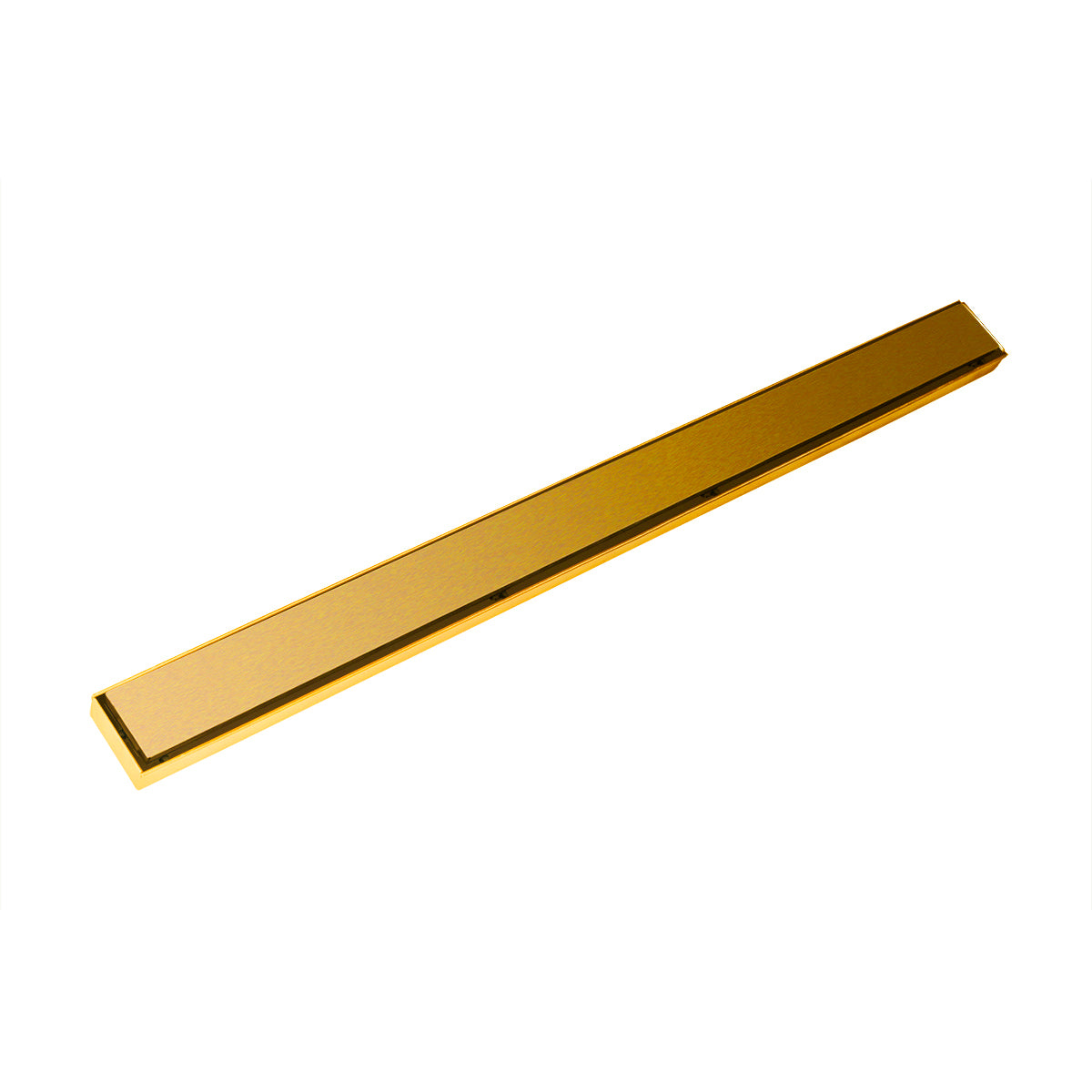 INFINITY DRAIN FXSG 6536 PG FXSG 65 36" FX Series Complete Kit with Solid Grate in Polished Gold