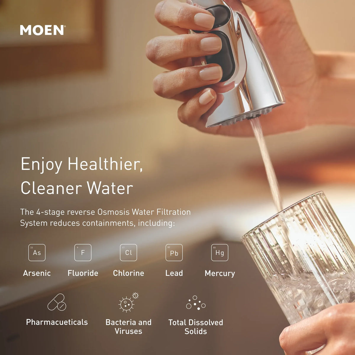 MOEN F9930 Reverse Osmosis Membrane Stage 3 Water Filter Replacement
