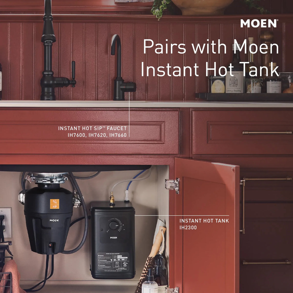 MOEN IH7600 Sip Traditional Instant Hot Water Dispenser Faucet - Chrome