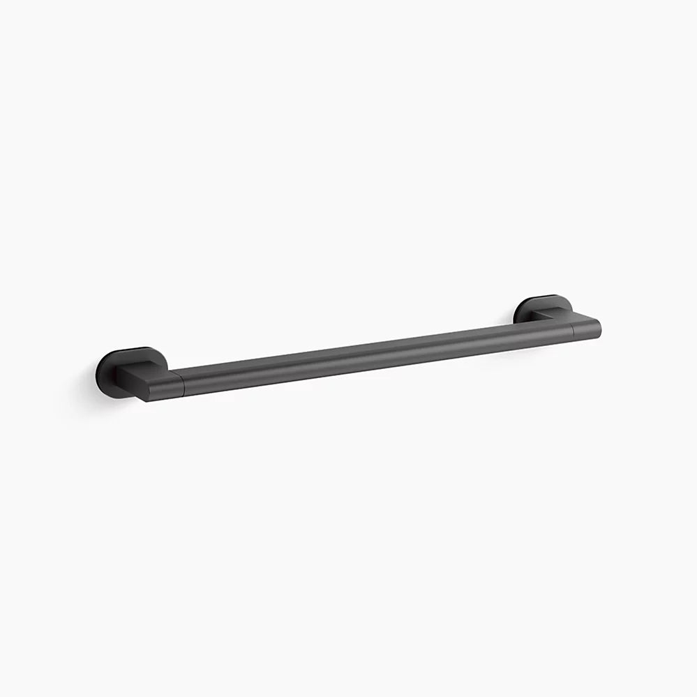 KOHLER K-33457-BL Belay 18 in. Grab Bar, Matte Black