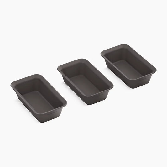 KOHLER K-35484-1DK Three-Piece Workstation Prep Bowl Set, Stone Grey