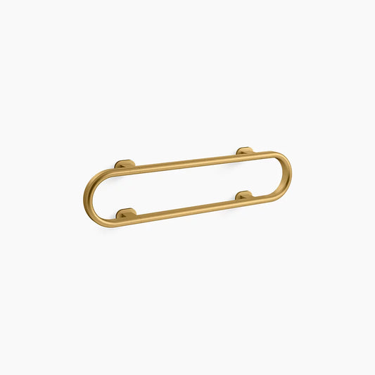 KOHLER K-33463-2MB Belay Grab Bar Loop, Vibrant Brushed Moderne Brass