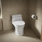 KOHLER K-57778-WCF-0 Cymbal Readylatch Quiet-Close Round-Front Toilet Seat - White