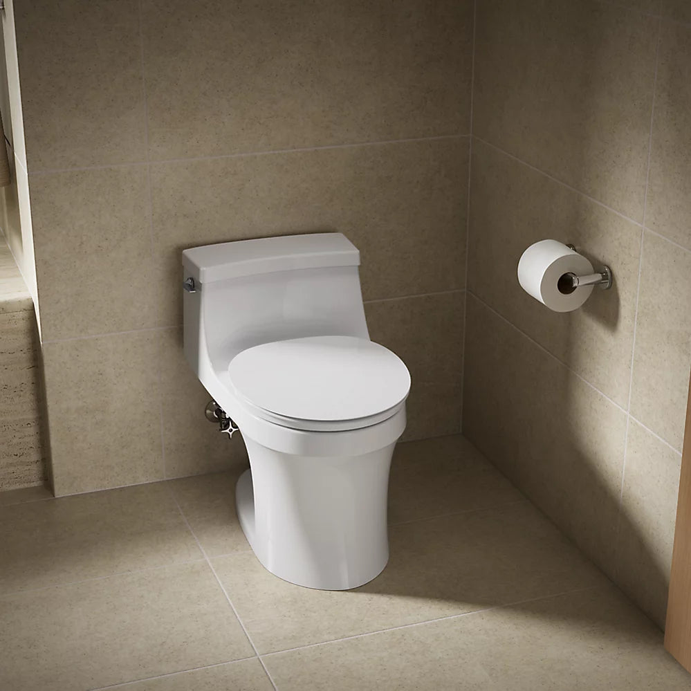 KOHLER K-57778-GCF-0 Cymbal Readylatch Quiet-Close Round-Front Toilet Seat - White