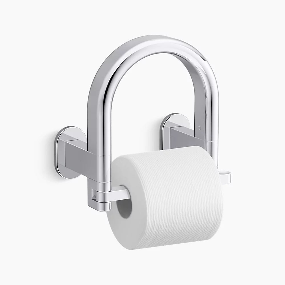 KOHLER K-33462-CP Belay Toilet Paper Holder, Polished Chrome