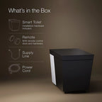KOHLER K-30754-PA-HB1 Numi 2.0 One-Piece Elongated Smart Toilet, Dual-Flush - Honed Black