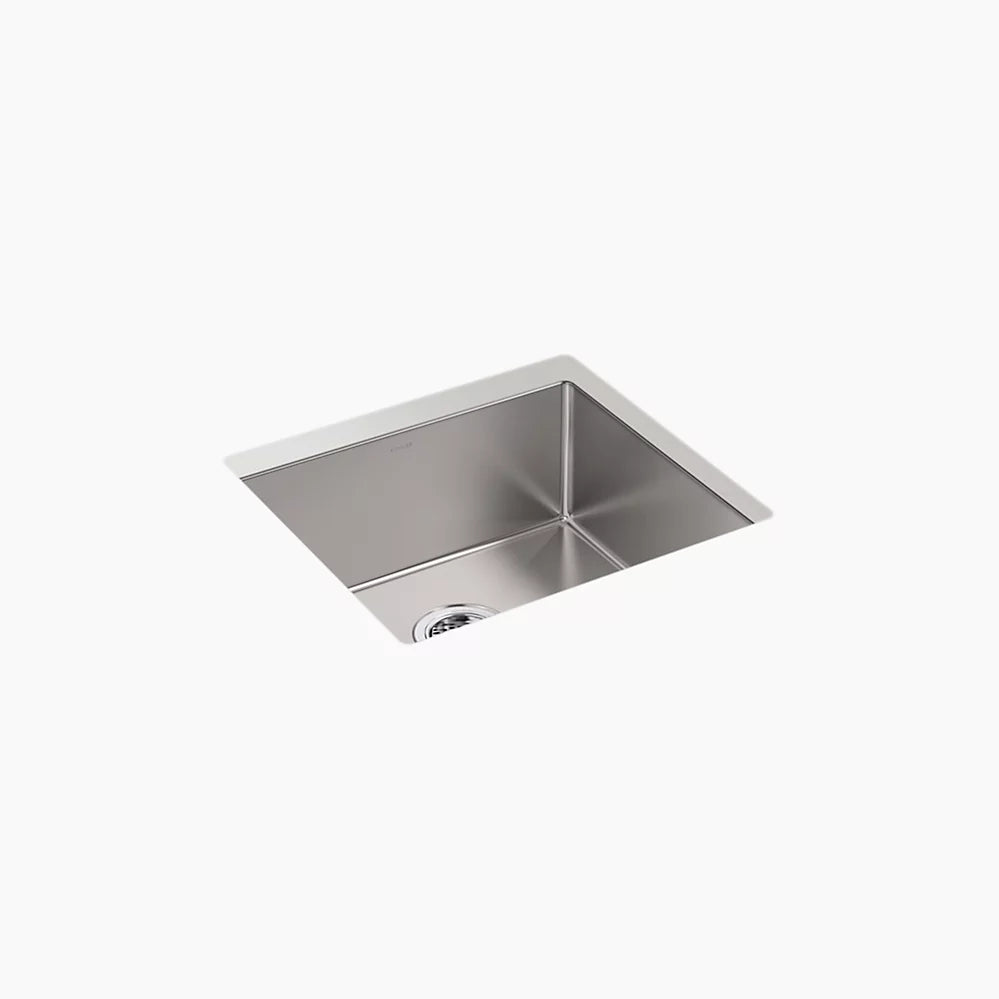 KOHLER K-33153-NA Strive 20 in. Undermount Single-Bowl Bar Sink, Stainless Steel