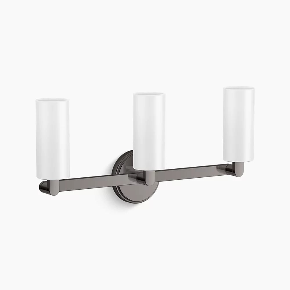 KOHLER K-35874-SC03-TTL Crue Three-Light Sconce In Titanium