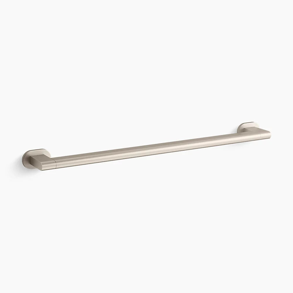 KOHLER K-33458-BN Belay 24 in. Grab Bar, Vibrant Brushed Nickel