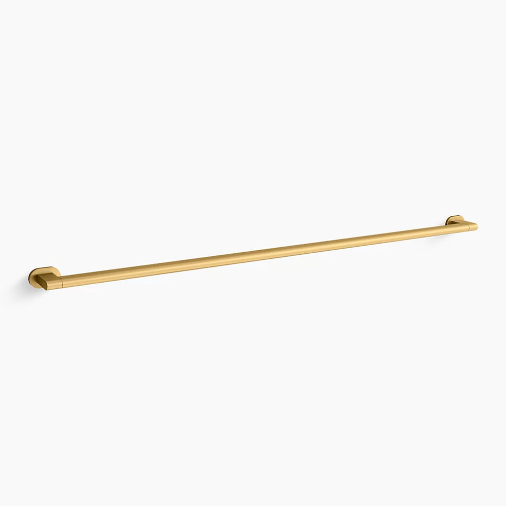 KOHLER K-33857-2MB Belay 48 in. Grab Bar, Vibrant Brushed Moderne Brass