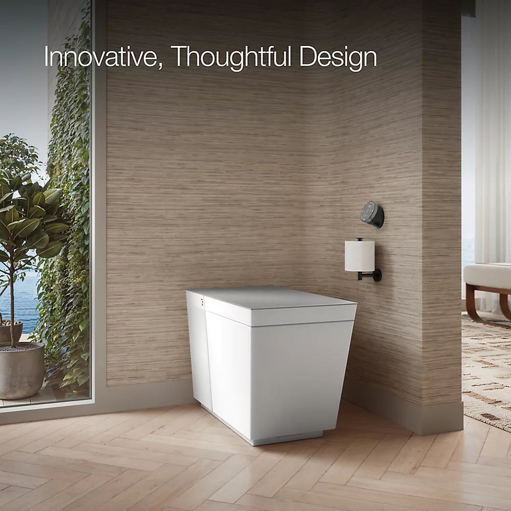 KOHLER K-30754-PA-0 Numi 2.0 One-Piece Elongated Smart Toilet, Dual-Flush - White
