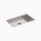 KOHLER K-33156-NA Strive 29 in. Undermount Single-Bowl Kitchen Sink, Stainless Steel