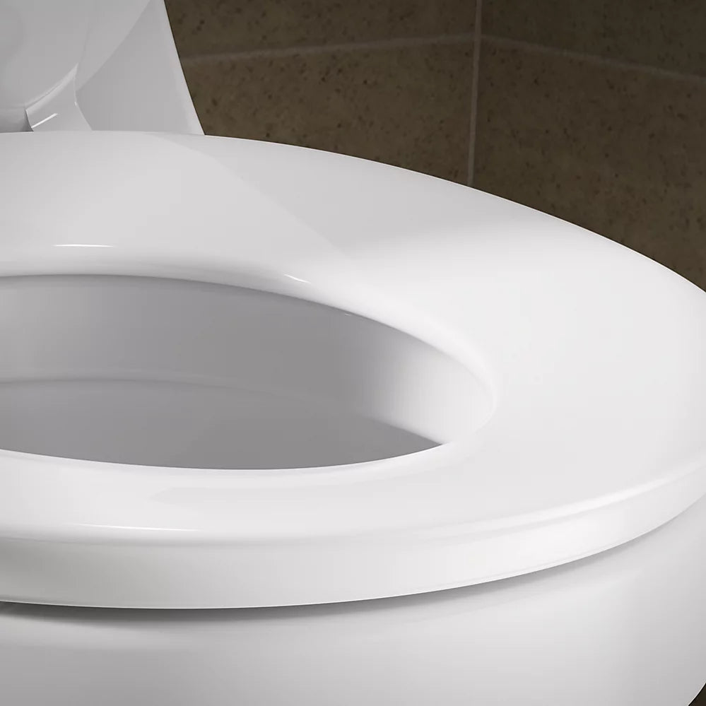 KOHLER K-57778-WCF-0 Cymbal Readylatch Quiet-Close Round-Front Toilet Seat, White