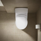 KOHLER K-57778-WCF-0 Cymbal Readylatch Quiet-Close Round-Front Toilet Seat - White