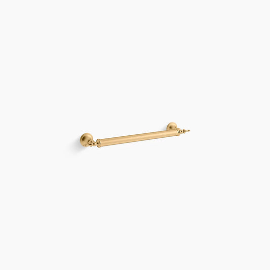 KOHLER K-26529-2MB Vibrant Brushed Moderne Brass Decorative 18" grab bar