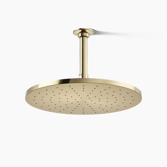 KOHLER K-13690-AF Contemporary 12” Round Single-Function Rainhead, 2.5 Gpm In Vibrant French Gold