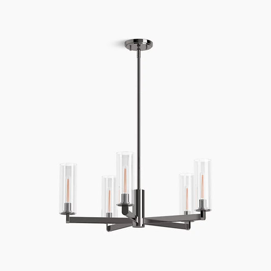 KOHLER K-35878-CH05-TTL Crue 26 in. Chandelier In Titanium