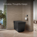 KOHLER K-30754-PA-HB1 Numi 2.0 One-Piece Elongated Smart Toilet, Dual-Flush - Honed Black