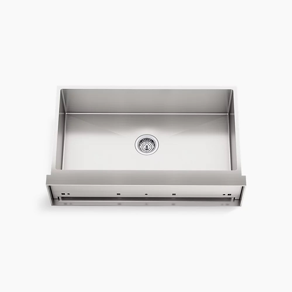 KOHLER K-22569-NA Tailor 35-1/2" x 21" undermount large single-bowl farmhouse kitchen sink