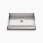 KOHLER K-22569-NA Tailor 35-1/2" x 21" undermount large single-bowl farmhouse kitchen sink