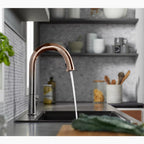 KOHLER K-72218-WB-BL Matte Black Sensate Touchless pull-down kitchen sink faucet with KOHLER Konnect and two-function sprayhead
