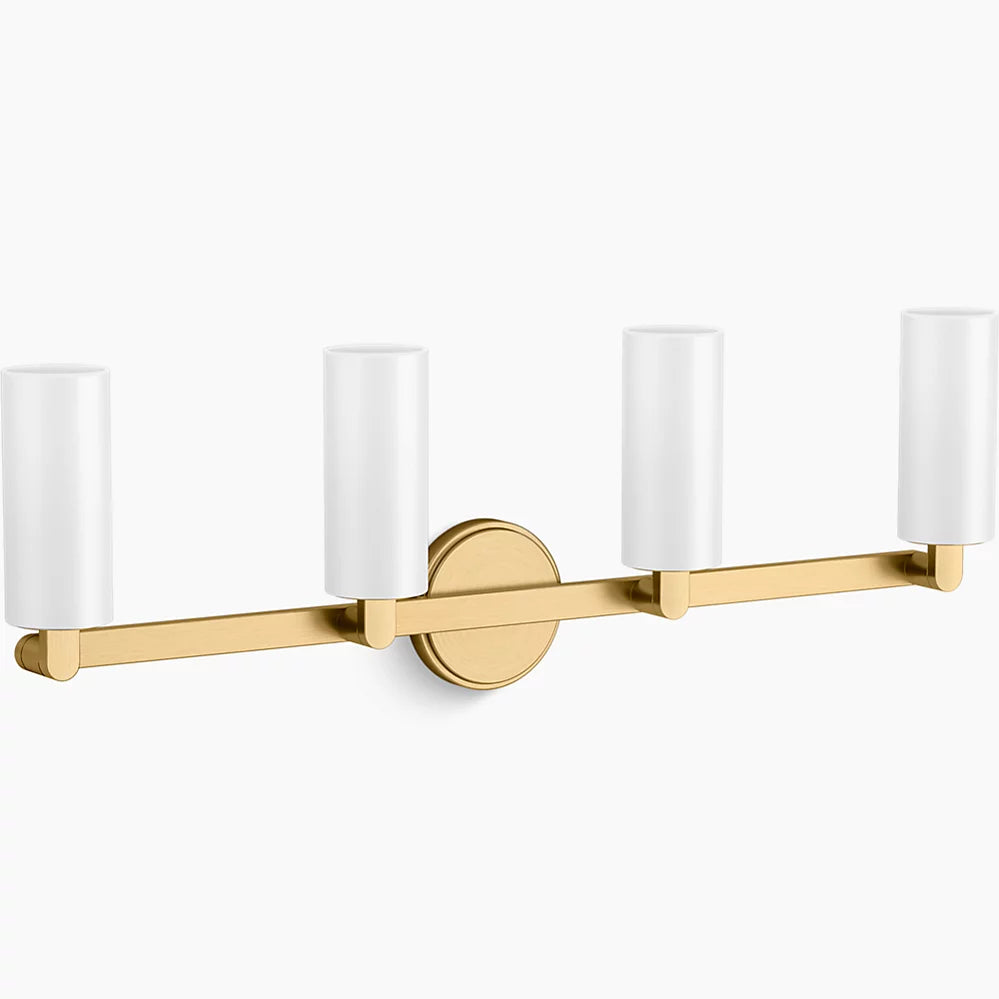 KOHLER K-35875-SC04-2GL Crue Four-Light Sconce In Brushed Moderne Brass