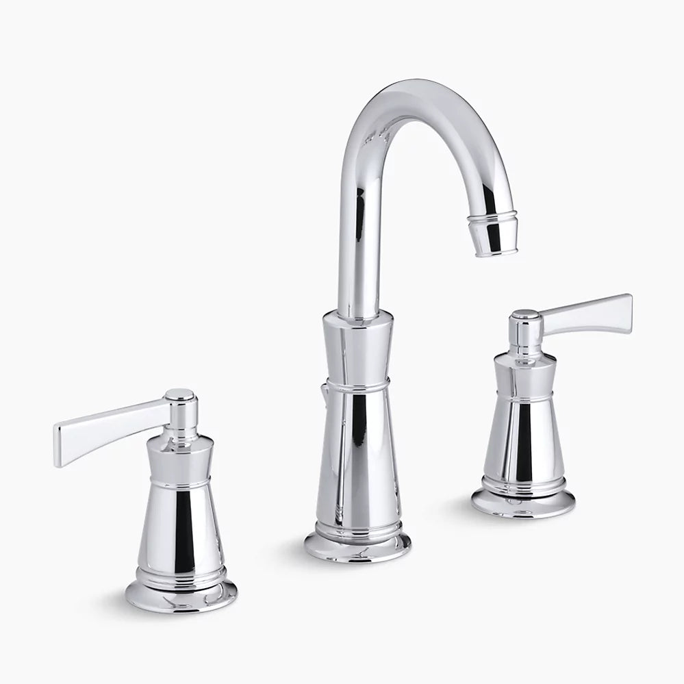 KOHLER K-11076-4-CP Widespread bathroom sink faucet - Polished Chrome