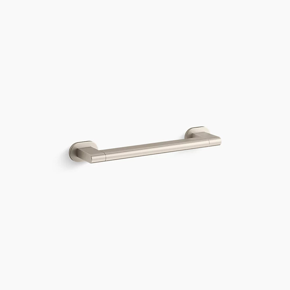 KOHLER K-33676-BN Belay 12 in. Grab Bar, Vibrant Brushed Nickel