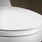 KOHLER K-57778-WCF-0 Cymbal Readylatch Quiet-Close Round-Front Toilet Seat, White