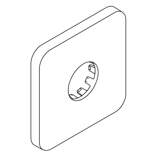 KOHLER K-1347279-TT Escutcheon, Square in Titanium