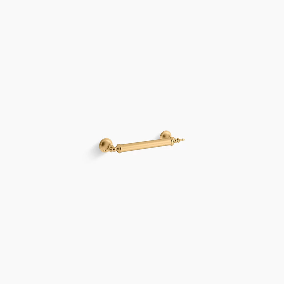 KOHLER K-26528-2MB Vibrant Brushed Moderne Brass Decorative 12" grab bar