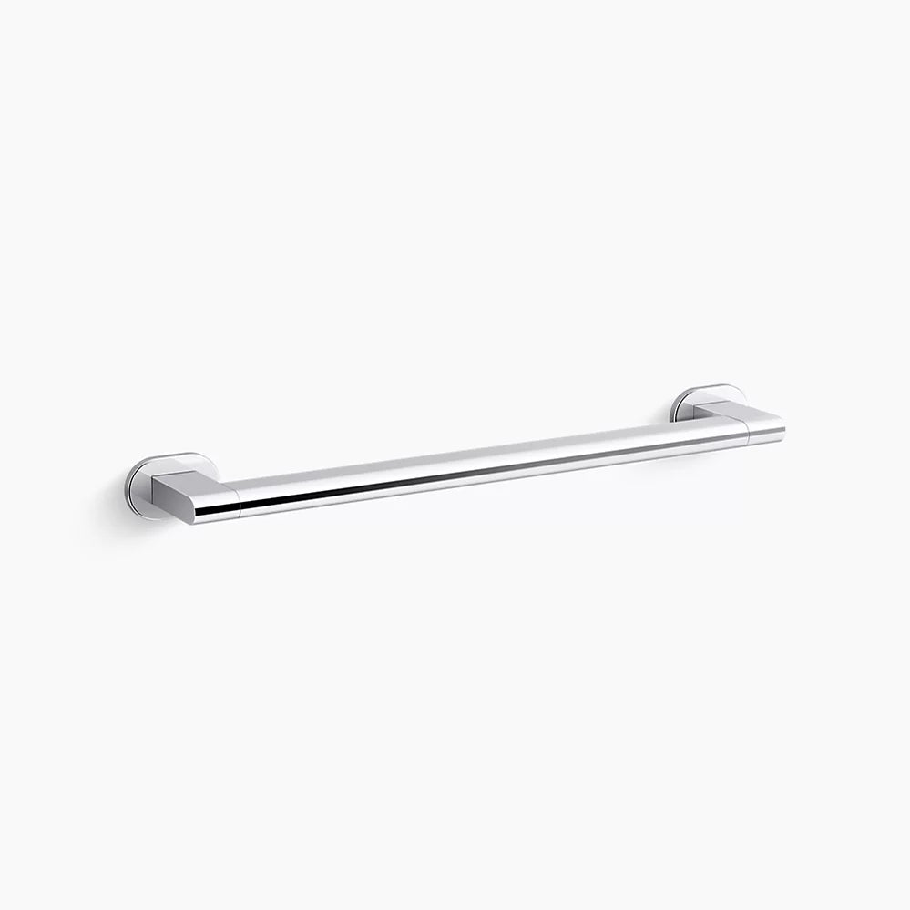 KOHLER K-33457-CP Belay 18 in. Grab Bar, Polished Chrome