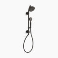 KOHLER K-76472-Y-2BZ Hydrorail-S Shower Column Kit With Artifacts 2.5 Gpm Showerhead And Handshower In Oil-Rubbed Bronze