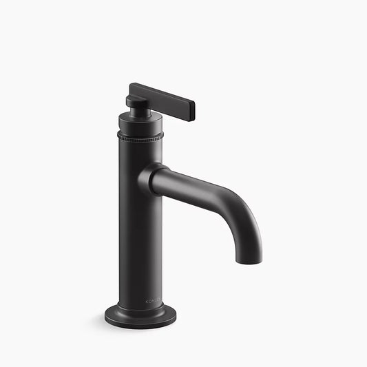 KOHLER K-35907-4-BL Castia By Studio Mcgee Single-Handle Bathroom Sink Faucet, 1.2 Gpm In Matte Black