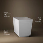 KOHLER K-30754-PA-0 Numi 2.0 One-Piece Elongated Smart Toilet, Dual-Flush - White